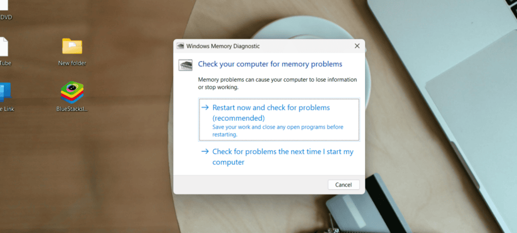 Using the Windows Memory Diagnostic tool to scan for RAM issues and prevent Windows PCs crash problems.