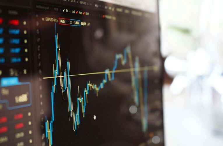 Digital dashboard with graphs and charts used for analyzing large datasets in Data Science.